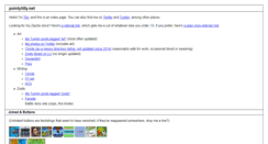 Desktop Screenshot of pointytilly.net